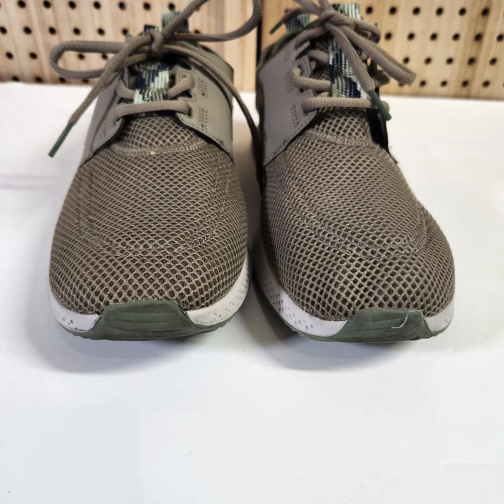 Mens Sperry  7 Seas  Sport  Cupsoles‎ Fishing Tan And Green Water Shoes Summer